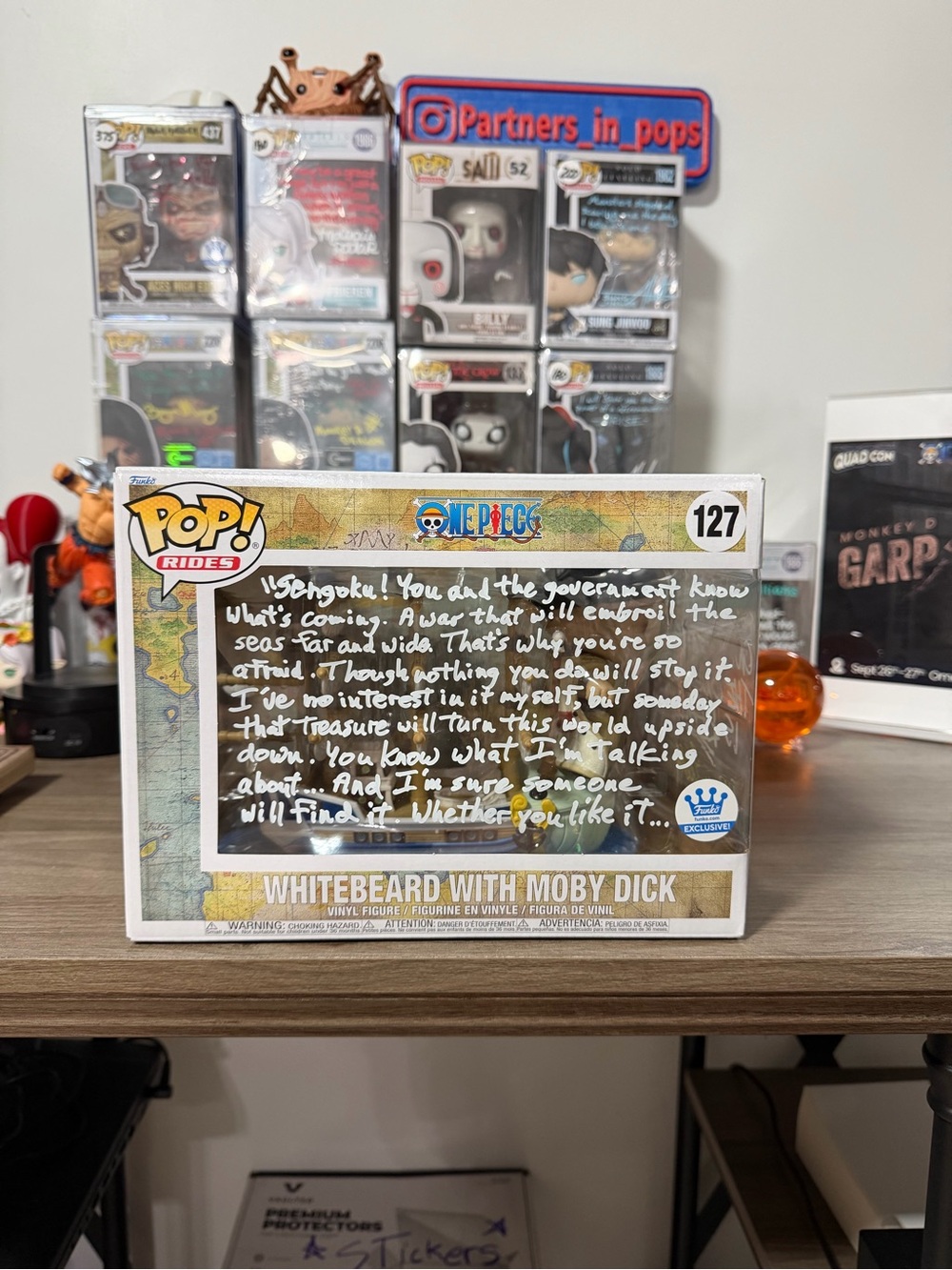 Whitebeard W/Moby - Signed by R Bruce Elliott